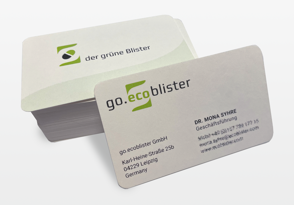 Visitenkarten von go.ecoblister