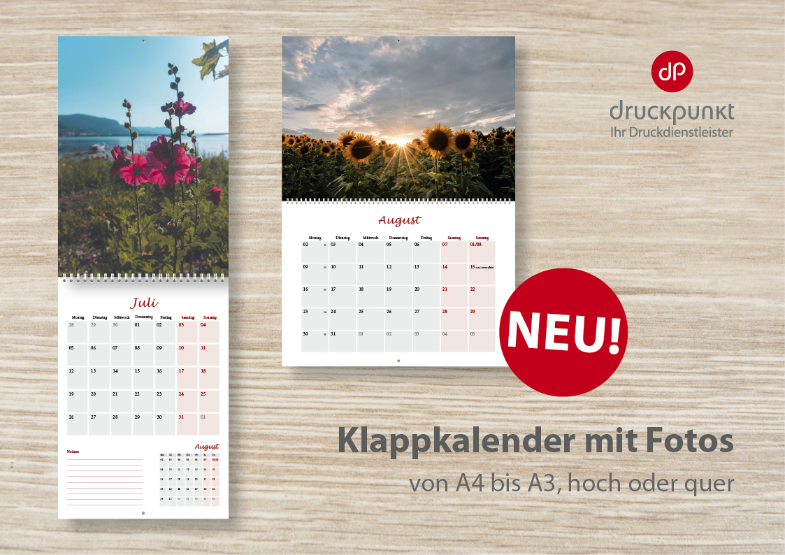 Klappkalender mit Fotos